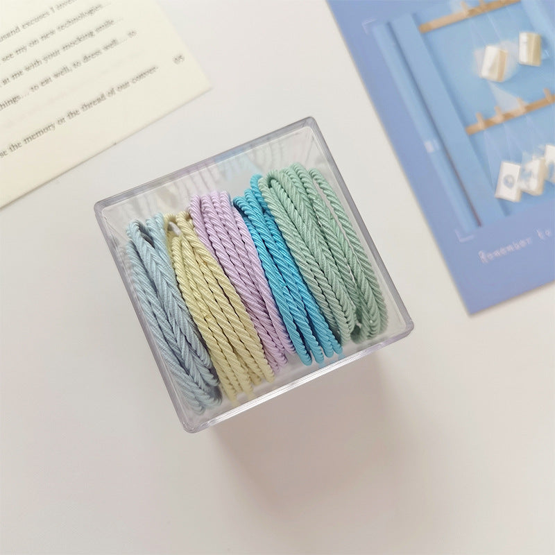 HJX-099韓版2021年新款高彈力橡皮筋女紮頭髮繩頭飾耐用不傷髮簡約髮圈HX20210825