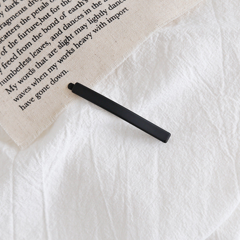 HX-094日韓版簡約磨砂一字夾純彩馬卡龍色少女邊夾甜美學院風劉海夾髮夾HX20211014