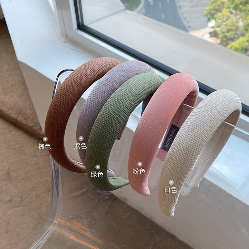 HX-050林珊珊甜心少女肌理髮箍復古顯臉小頭箍髮卡網紅潮流頭扣百搭髮飾HX20210903